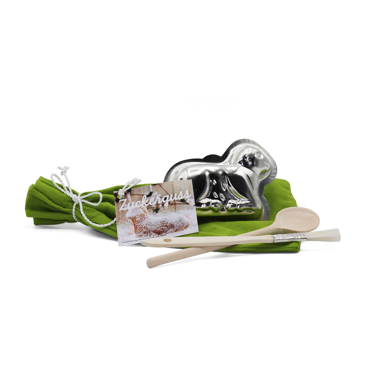 Zuckerguss_Osterlamm_Beutel_1200x1200px Bild: Zuckerguss Osterlamm Back-Set