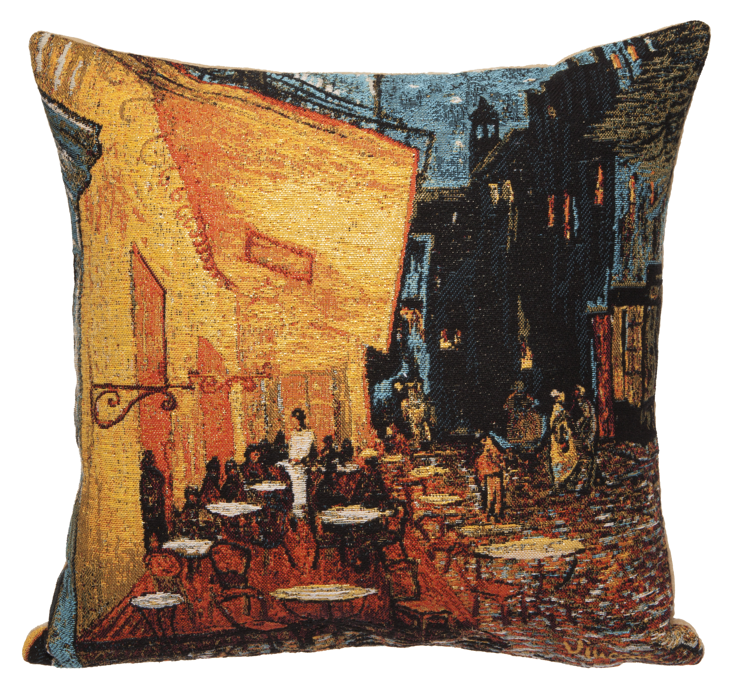 Vincent van Gogh: Kissenhülle "Café-Terrasse am Abend in Arles"