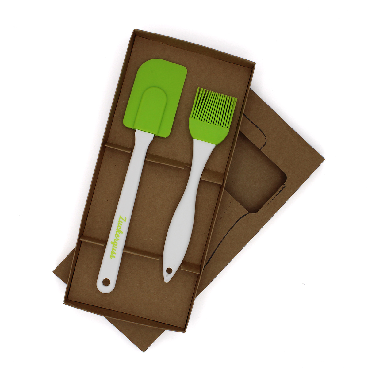 Schaber_mit_Schachtel_1200x1200px Bild: Zuckerguss Backpinselset