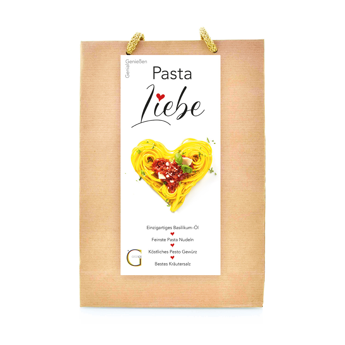 Geschenktüte "Pasta Liebe" 