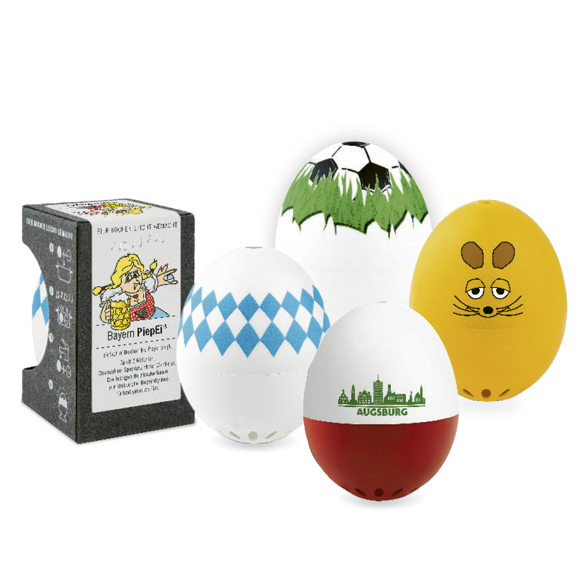 PiepEi - Singende Eieruhr zum Mitkochen Person, Golf, Golfball, Sport, Fußball