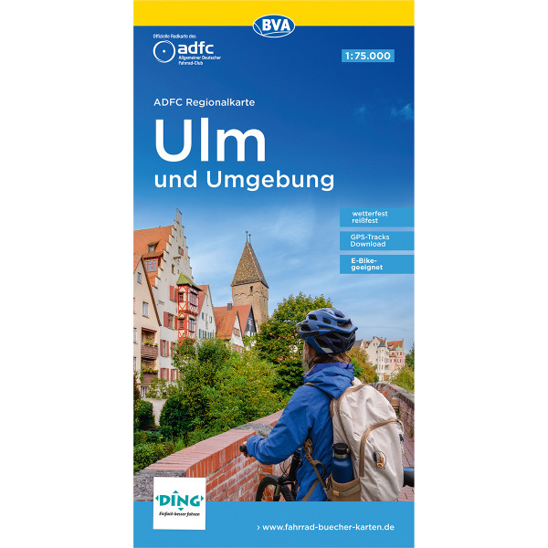 ADFC-Regionalkarte Ulm und Umgebung