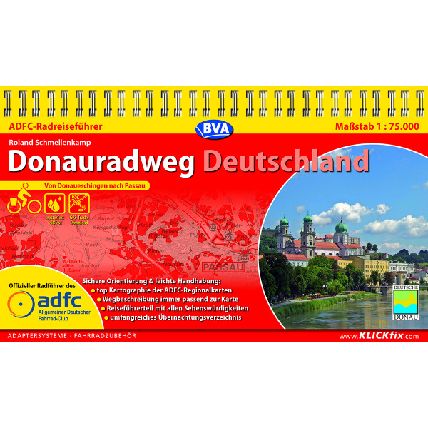 ADFC-Radreiseführer Donauradweg Deutschland