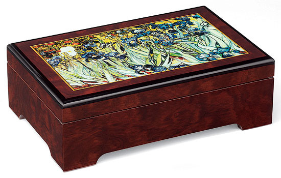 Vincent van Gogh: Musik-Schmuckbox "Schwertlilie"