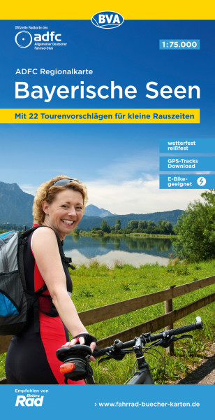 ADFC-Regionalkarte Bayerische Seen
