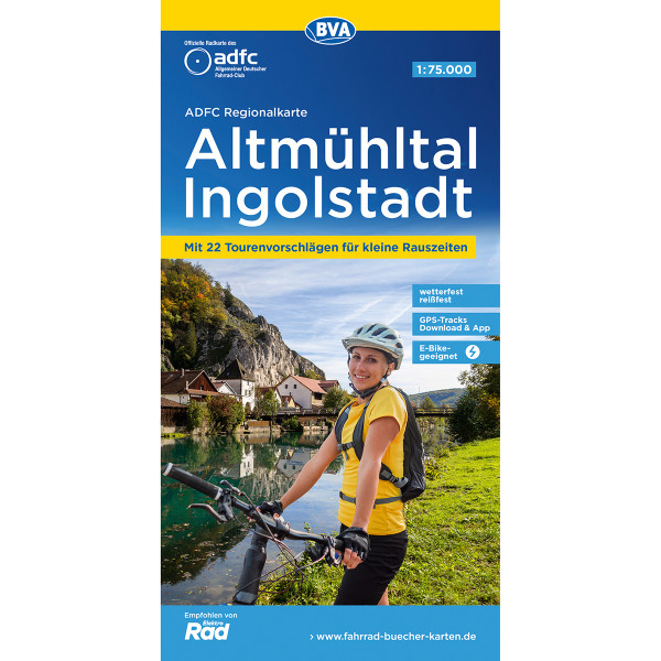 ADFC-Regionalkarte Altmühltal/Ingolstadt