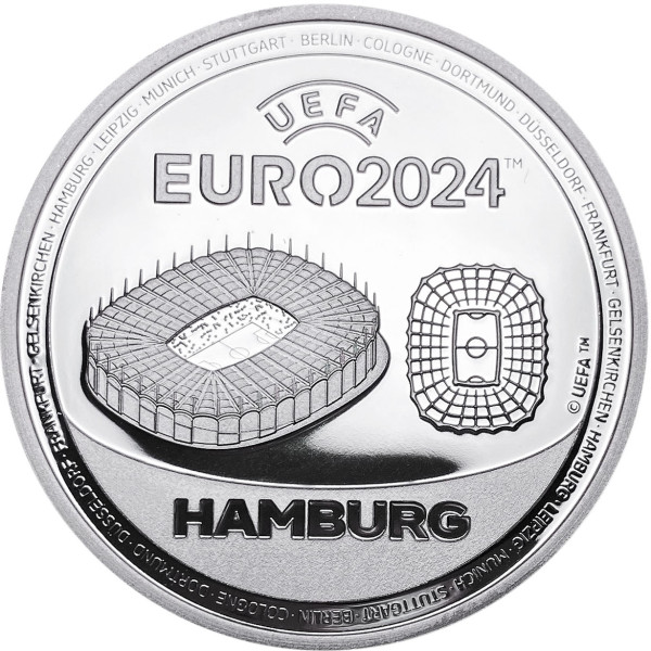 Sonderprägung UEFA EURO 2024™ Hamburg