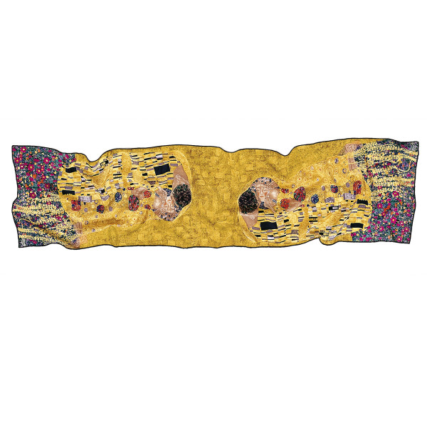 Gustav Klimt: Seidenschal "Der Kuss"