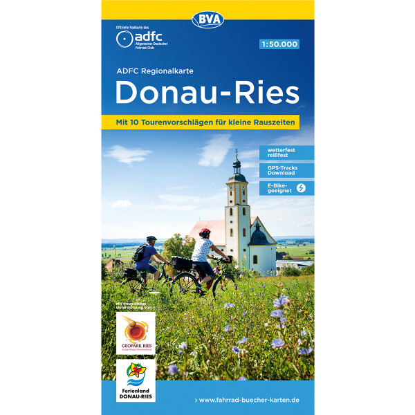 ADFC-Regionalkarte Donau-Ries