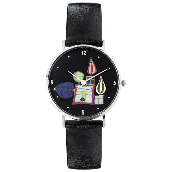 Künstler-Armbanduhr Friedensreich Hundertwasser "König der Türme"