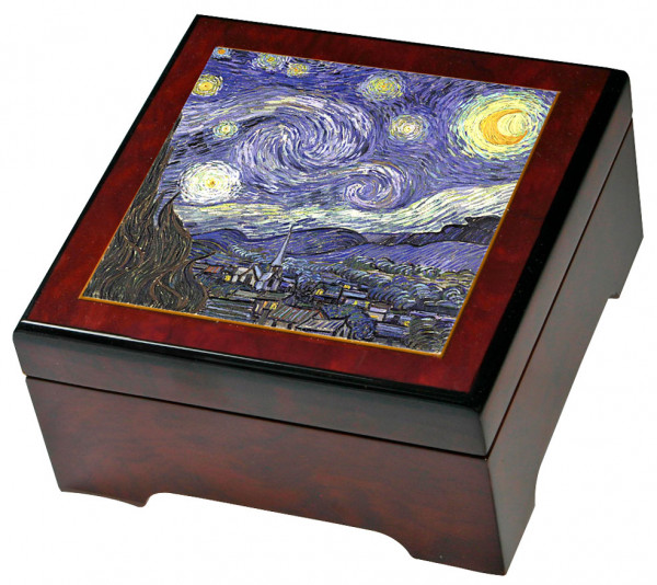 Vincent van Gogh: Musik-Schmuckbox "Sternennacht"