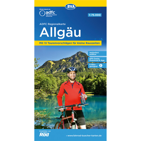 ADFC-Regionalkarte Allgäu
