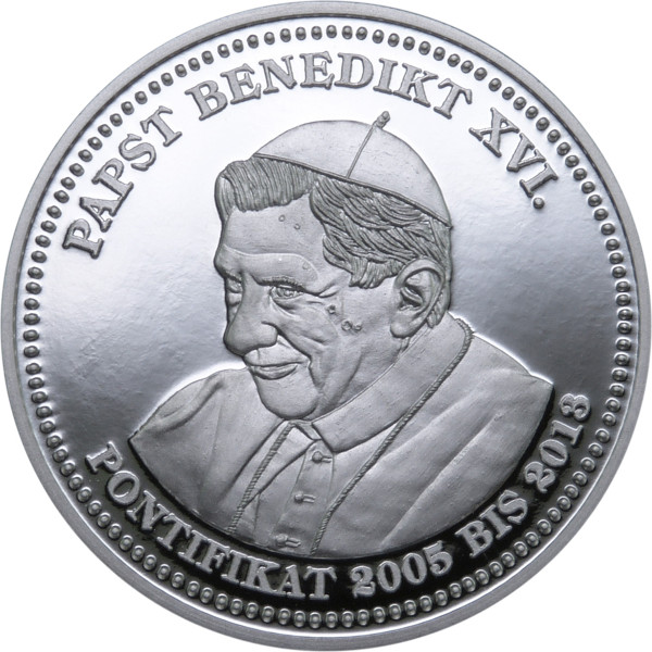 Medaille "Papst Benedikt XVI."