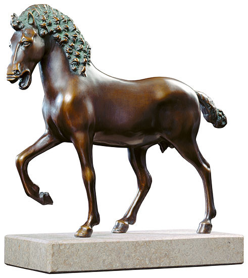 Skulptur "Cavallo" Leonard da Vinci