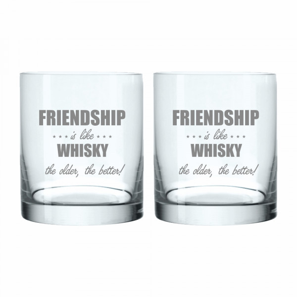 Whisky Glas Friendship 2er Set