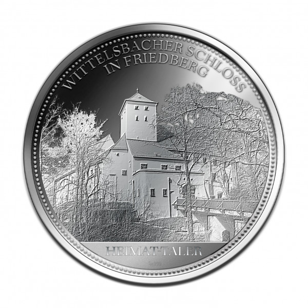 Heimat-Taler Motiv 6 "Wittelsbacher Schloss Friedberg"