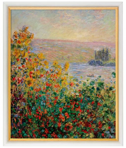 Claude Monet: "Blumenbeete in Vétheuil" (1881)