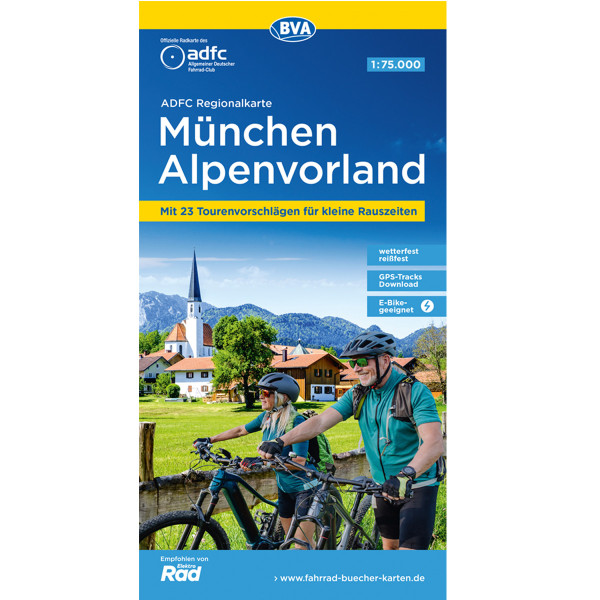 ADFC-Regionalkarte München/Alpenvorland